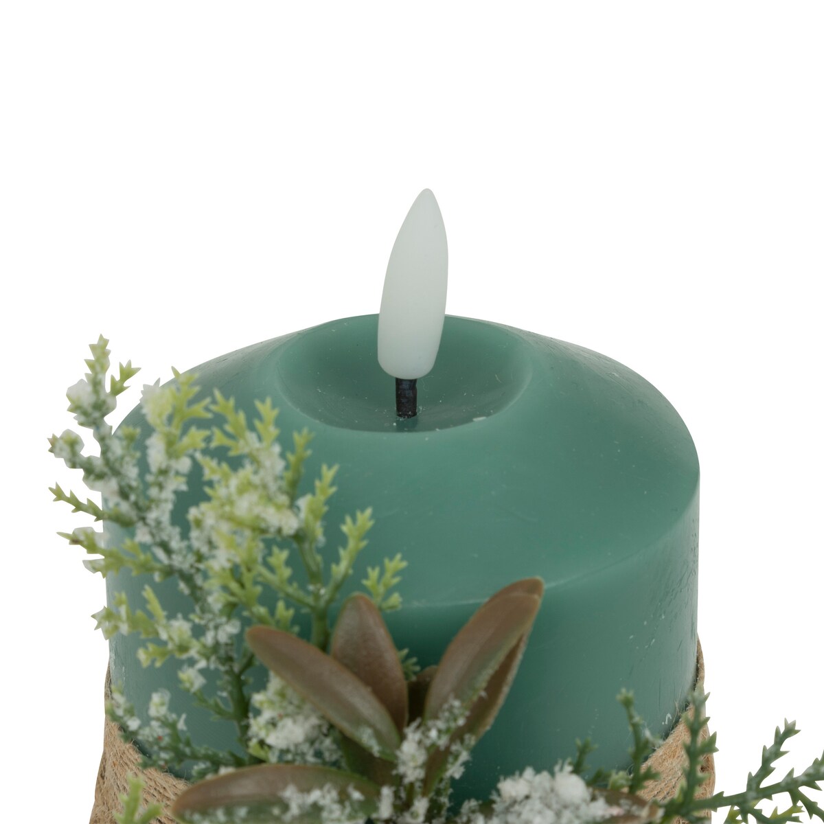 Ozdobna świeca parafinowa LED, 10 cm