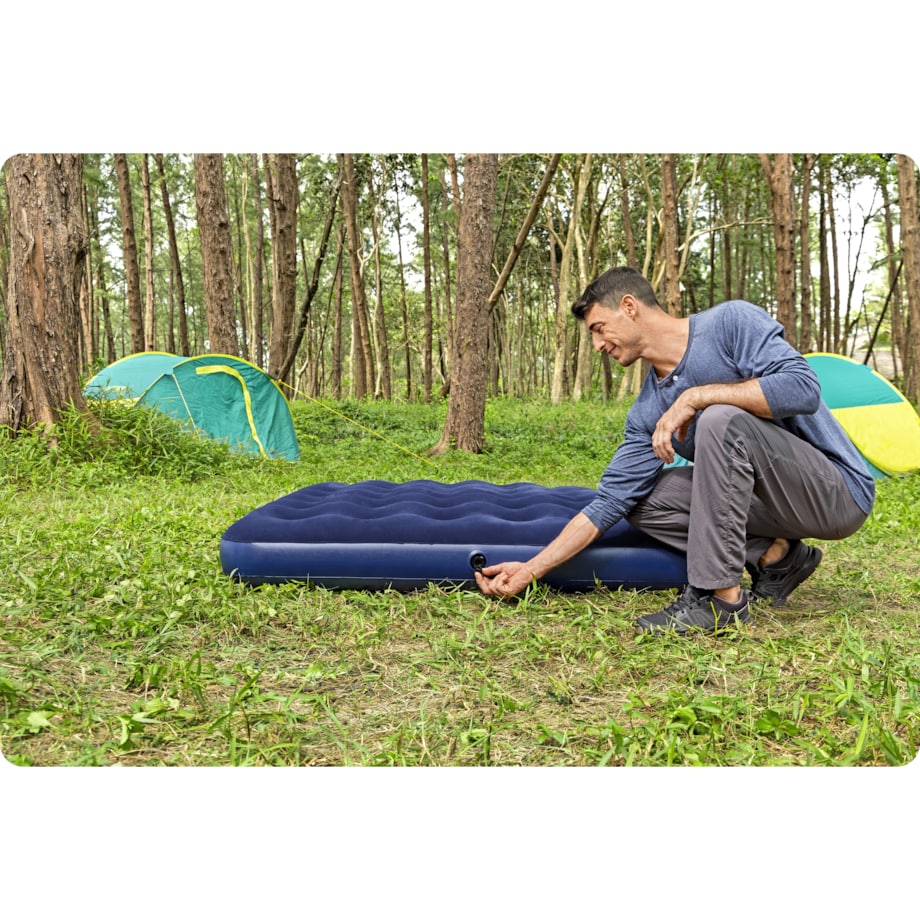 Materac dmuchany z pompką dwuosobowy Bestway 67003-62002