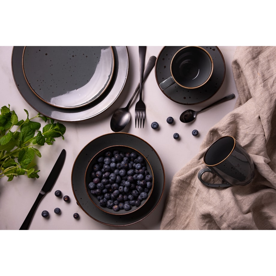 Konsimo ALUMINA Serwis obiadowy 6os. (18el.)