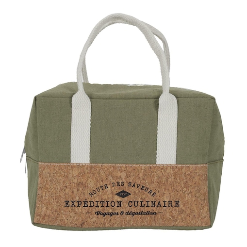 TORBA NA LUNCH Refreshing Cork 3L zielona termoizolacyjna