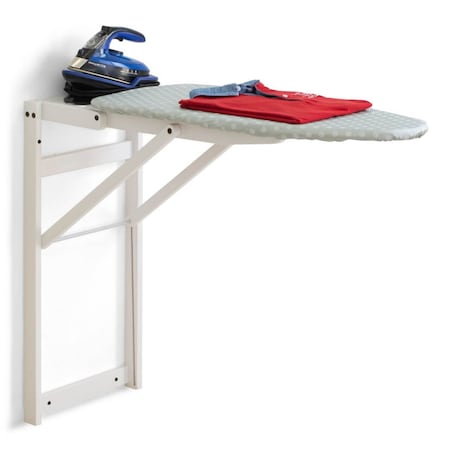 ARREDAMENTI STIROJOLLY Deska do prasowania do zawieszenia na ścianę - 108 x 40 cm, Biały