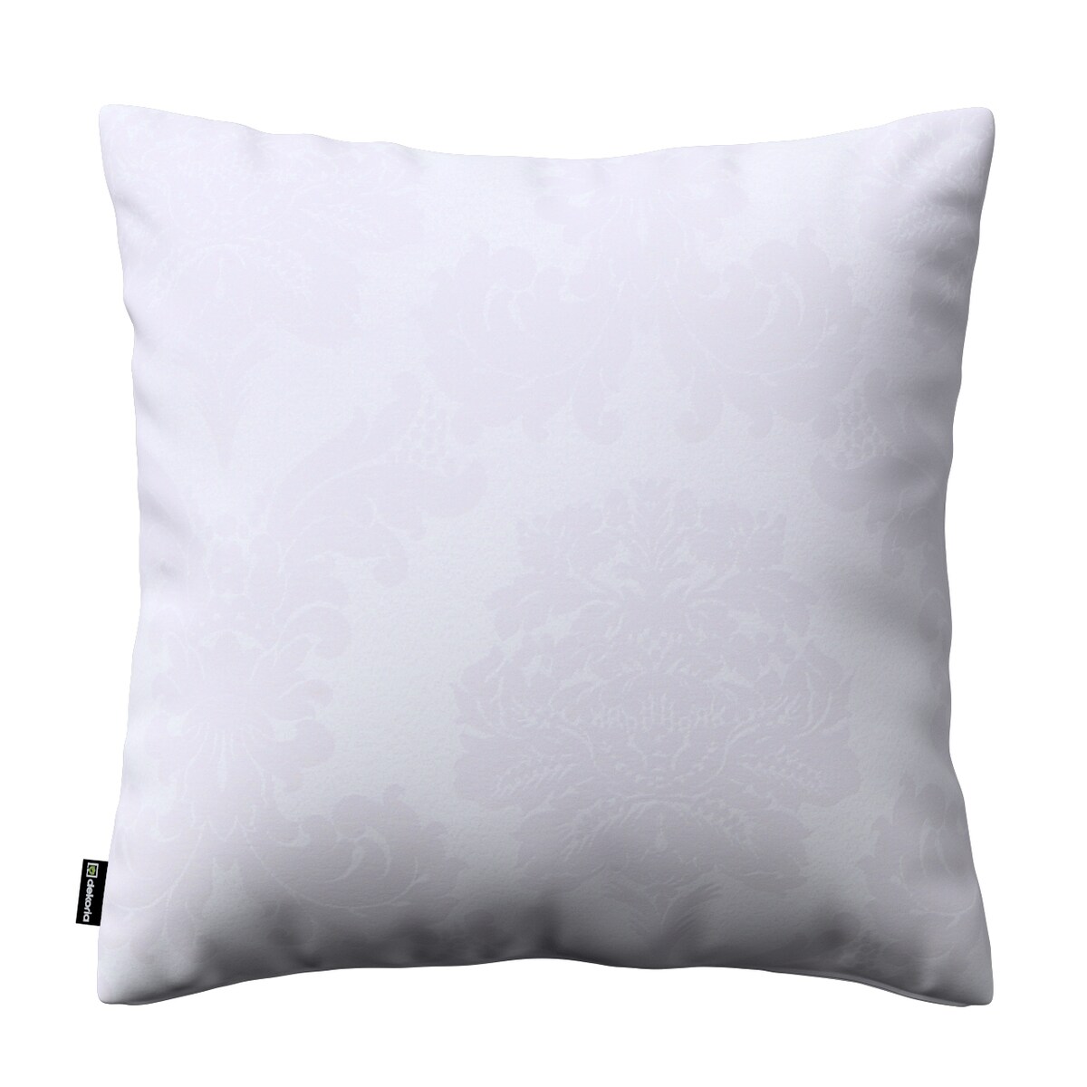 Poszewka Kinga na poduszkę 50x50 liście akantu na białym tle