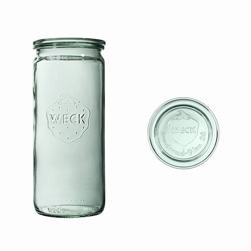 Weck Słoik Cylindryczny 1040 ml z pokrywą - op. 6 szt
