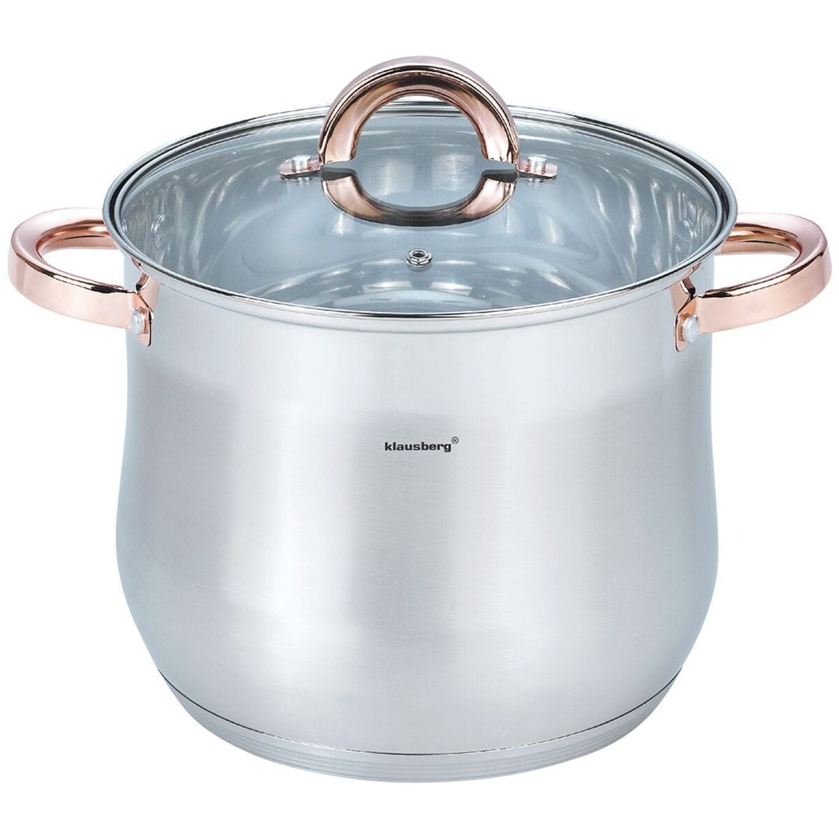 Garnek stalowy gastronomiczny duży 7L 22cm Rose Gold KLAUSBERG