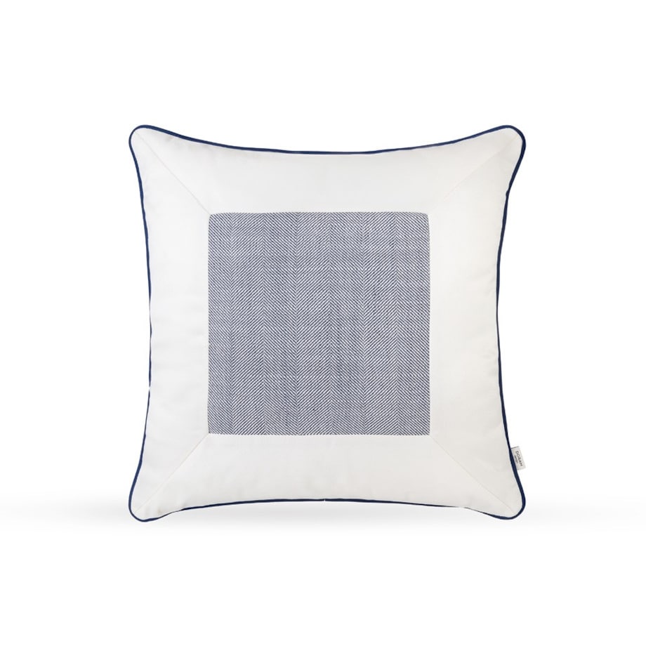 Poduszka dekoracyjna Screen Navy/White 50x50 cm