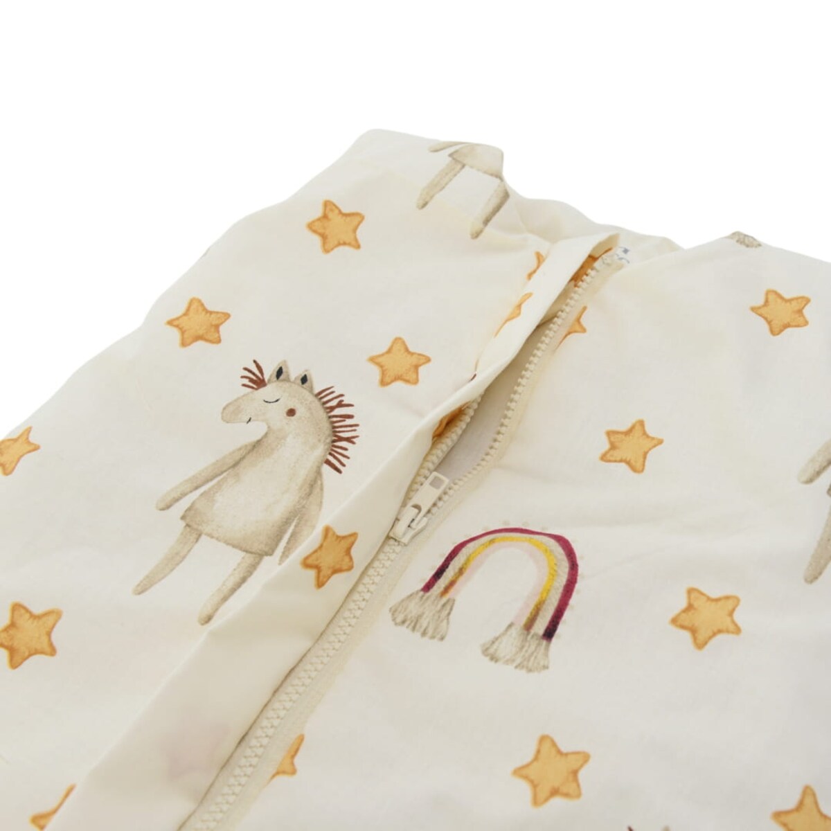 Śpiworek dziecięcy do spania - boho koniki M (1 TOG)