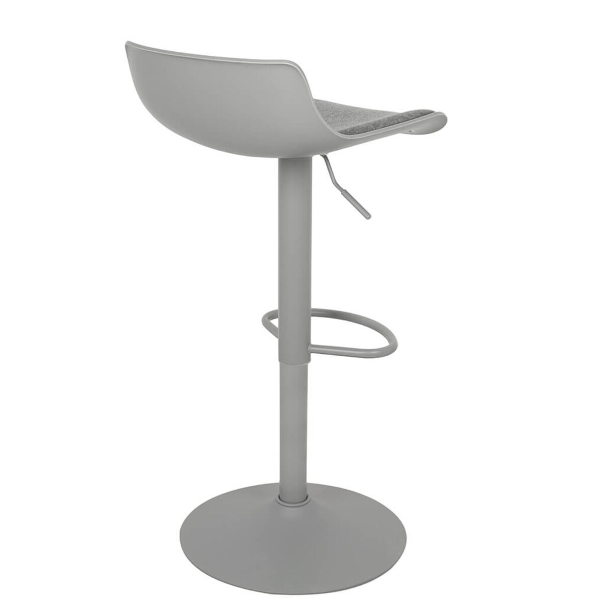 Szary hoker Snap Bar Tap z podnóżkiem poduszka regulacja