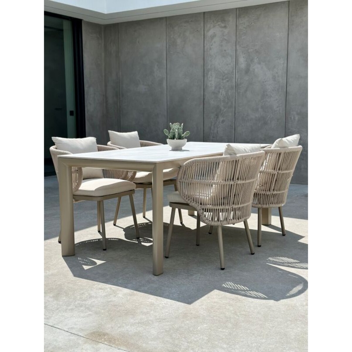 ZESTAW ALUMINIOWY AZZURE SZAMPAŃSKI 4