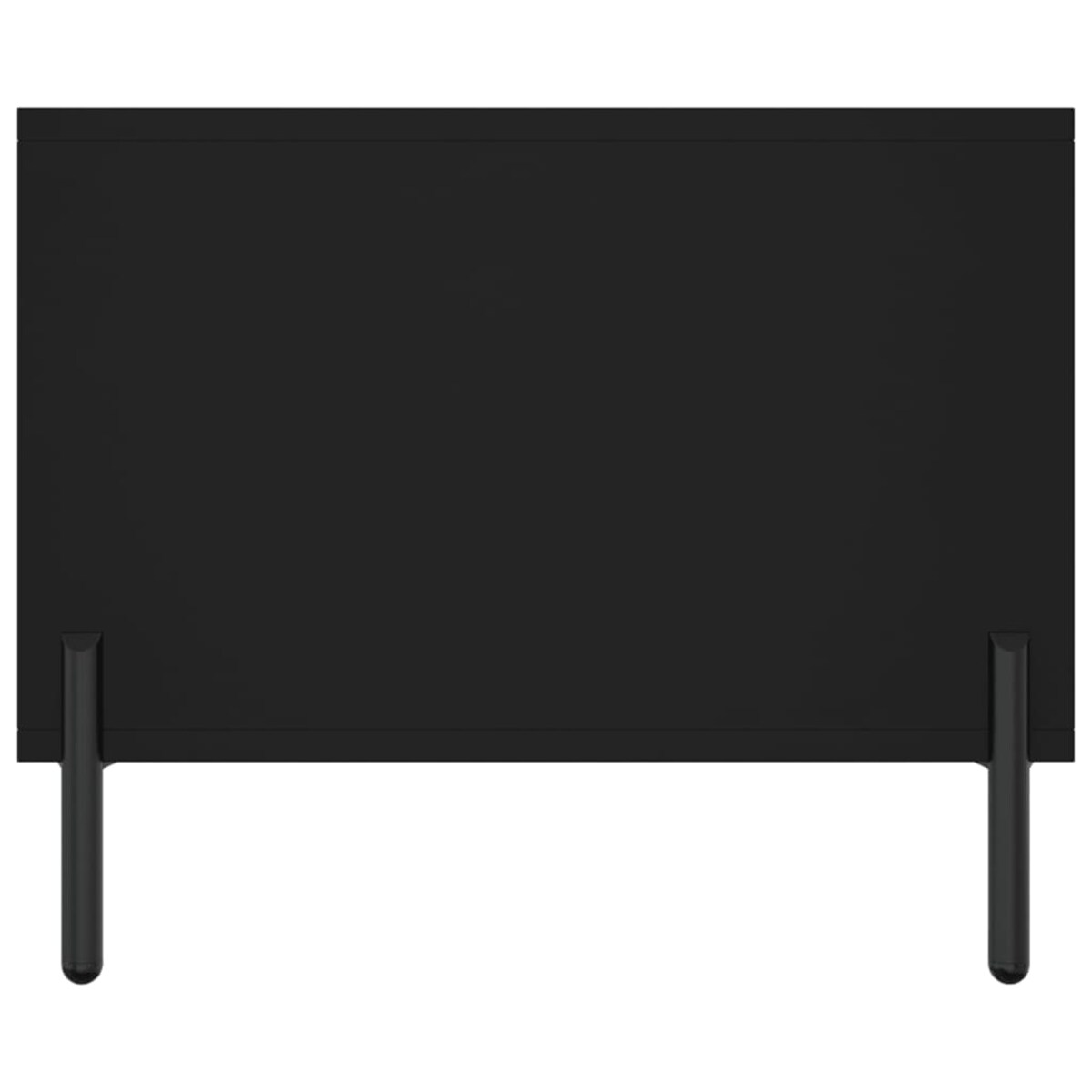 vidaXL Stolik kawowy, czarny, 102x50x40 cm, materiał drewnopochodny