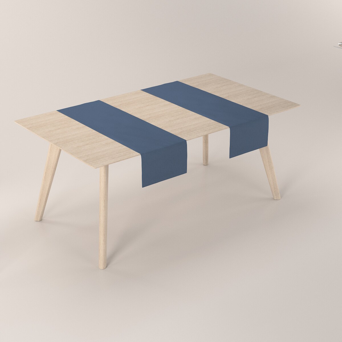 Bieżnik prostokątny 40x130 granatowy