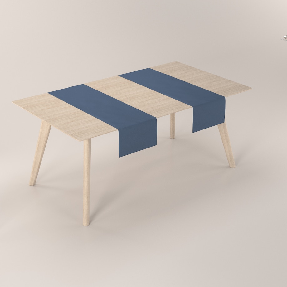 Bieżnik prostokątny 40x130 granatowy