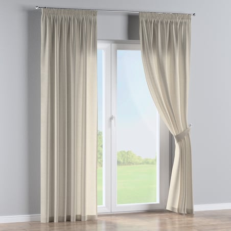 Zasłona na taśmie marszczącej 1 szt. 130x245 beżowy