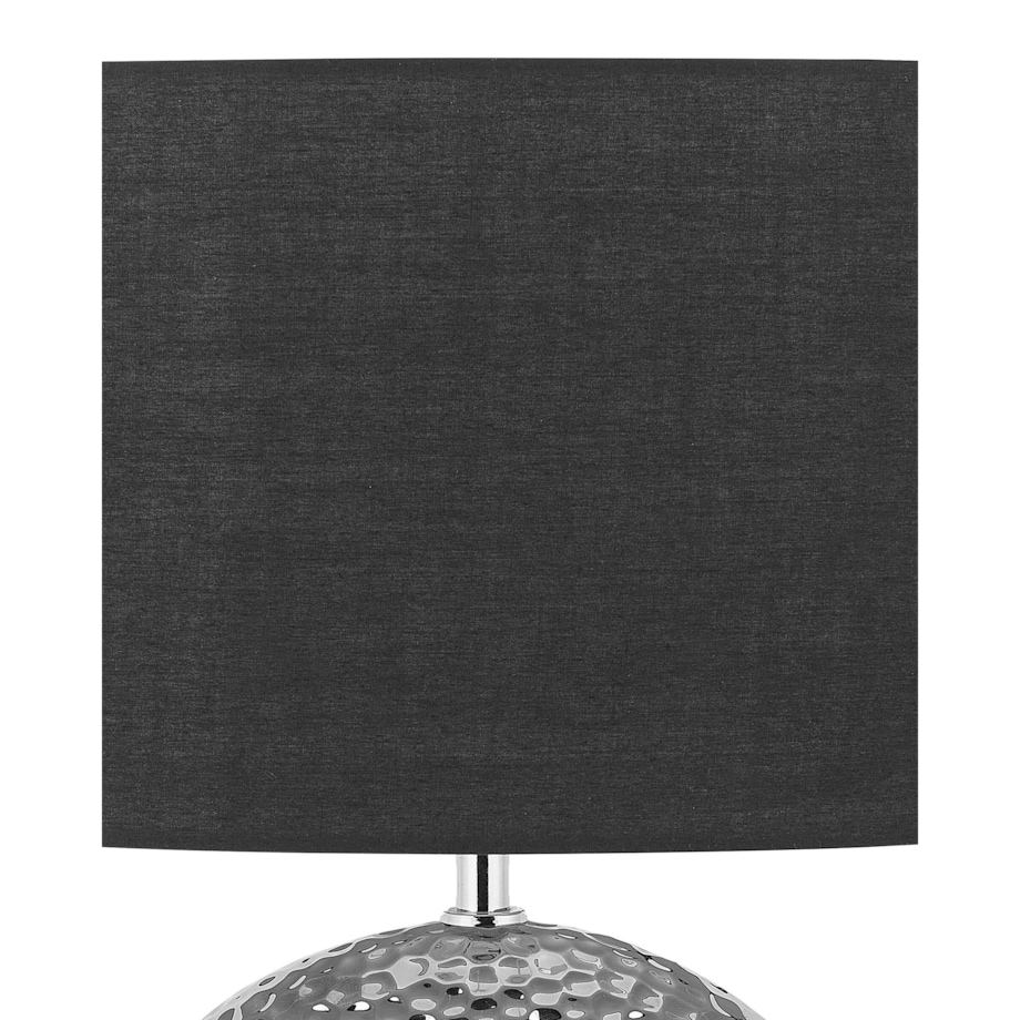 Lampka nocna ceramiczna srebrna NASVA