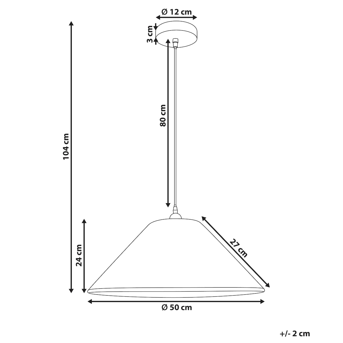 Lampa wisząca BANCAL Papierowa plecionka Naturalny