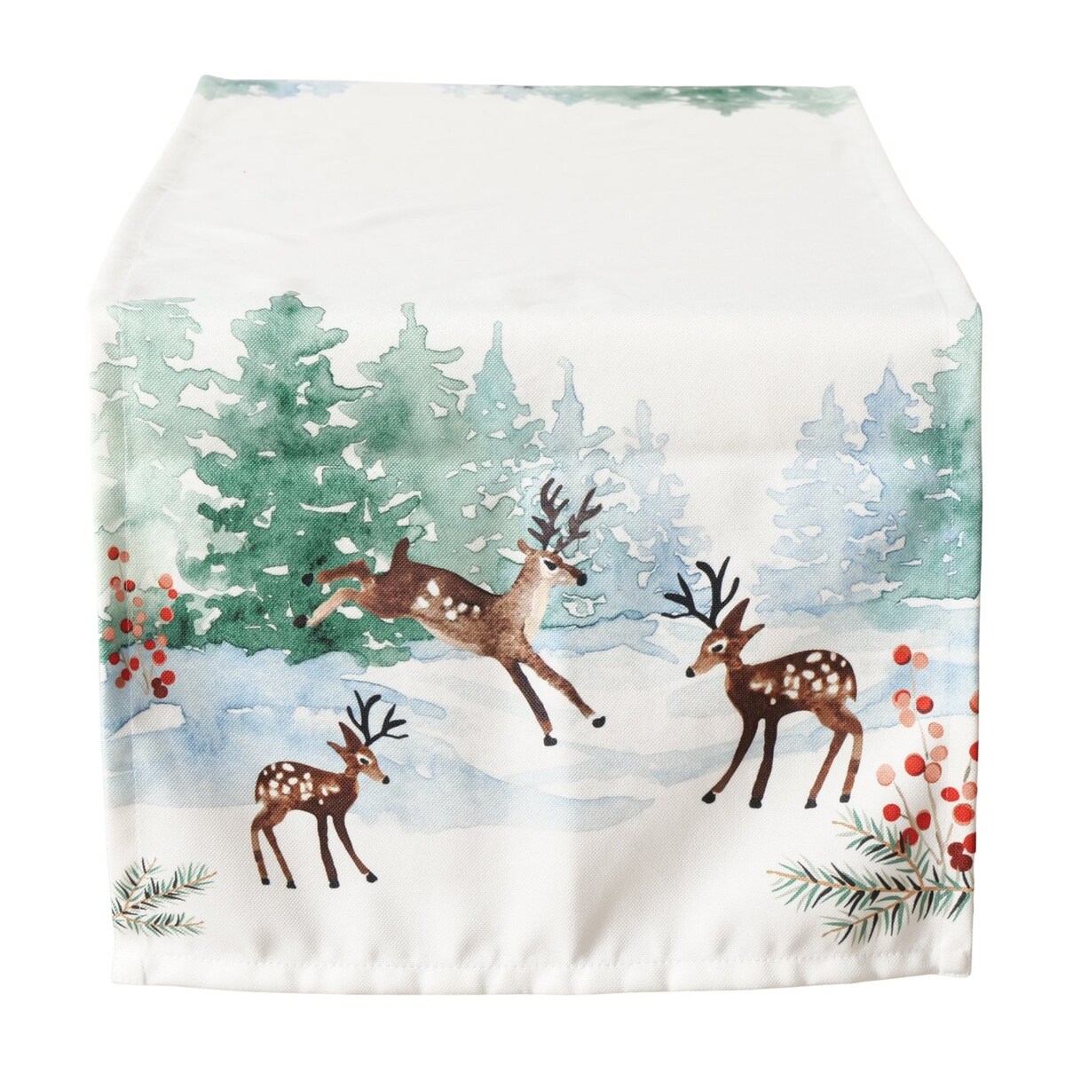 Bieżnik z motywem reniferów ROXY, 140 cm