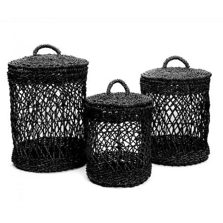 Kosz na bieliznę - Czarny - S