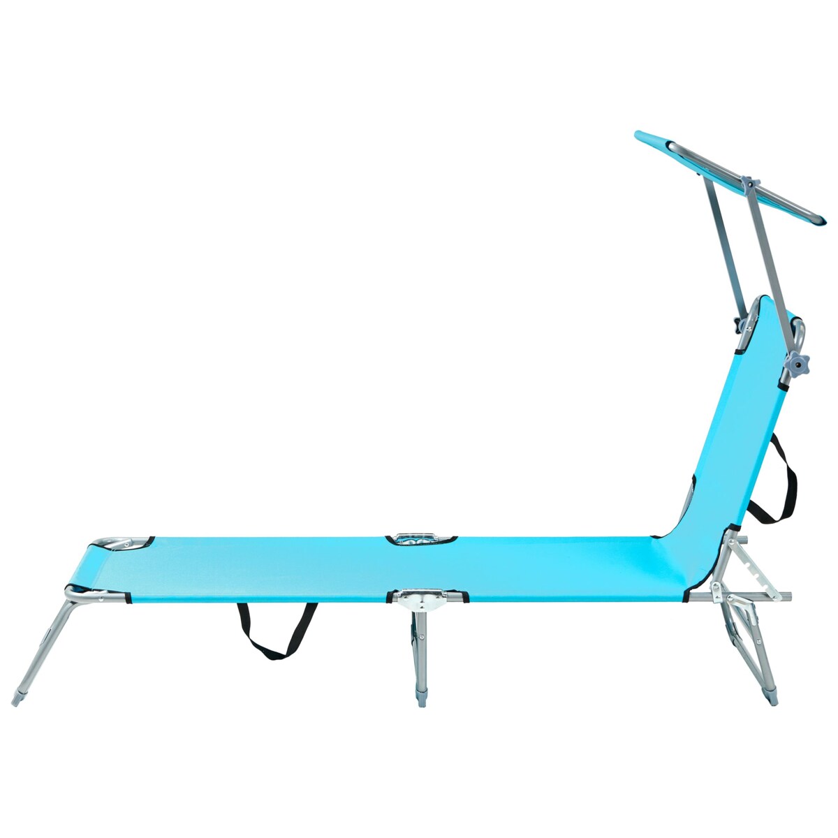 Leżak ogrodowy FOLIGNO Metal Turkusowy