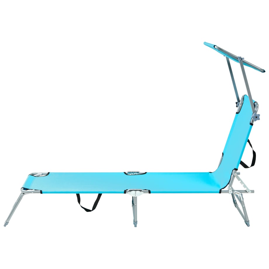 Leżak ogrodowy FOLIGNO Metal Turkusowy
