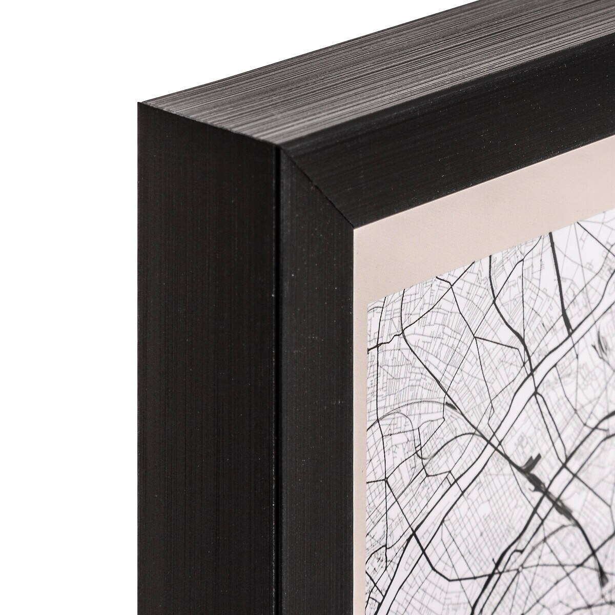 Plakat w ramce mapa miasta, 18 x 24 cm