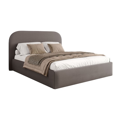 Łóżko tapicerowane OLIMPIA, pojemnik na pościel, s34, 120x200, Castel 20