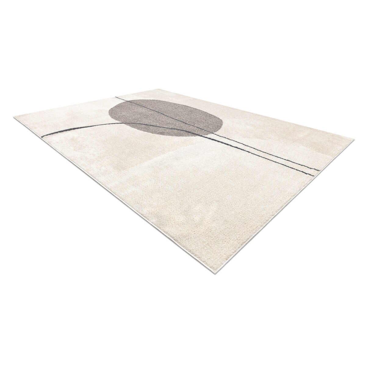 Dywan FUSION 0808 krem / beż - Geometryczny, 160x220 cm
