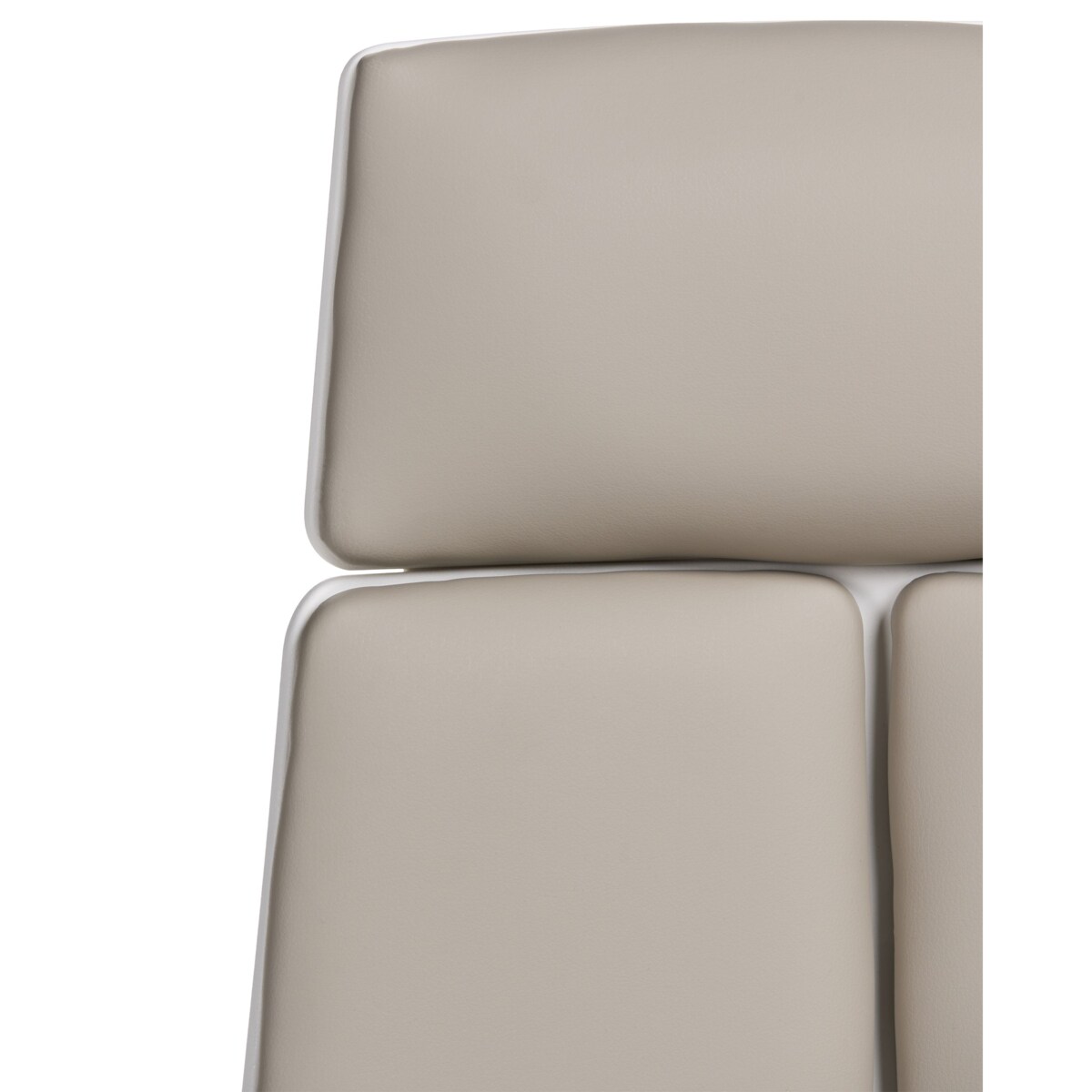 Krzesło biurowe DELIGHT Ekoskóra Beżowoszary