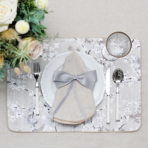 Dwustronne podkładki z motywem gałązek Twigs & Mirha – komplet 6 szt.