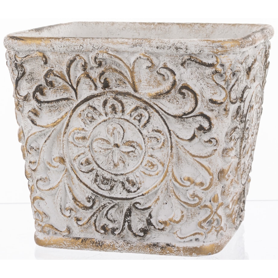 Osłonka cementowa 15x18,5x18,5 cm ANTIC