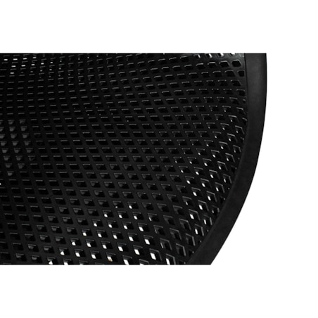 Ażurowe krzesło LANDI KH010100225 przed dom czarne