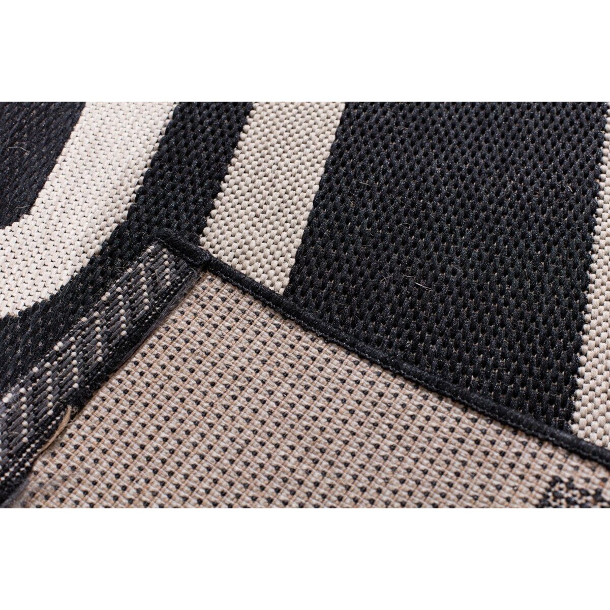 Dywan Modern Loft black/ grey 120x170cm, 120 x 170 cm