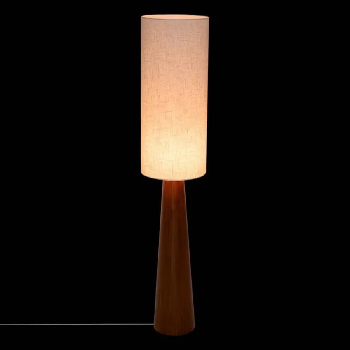 Lampa stojąca podłogowa, drewno sosnowe, Sergio 150 cm