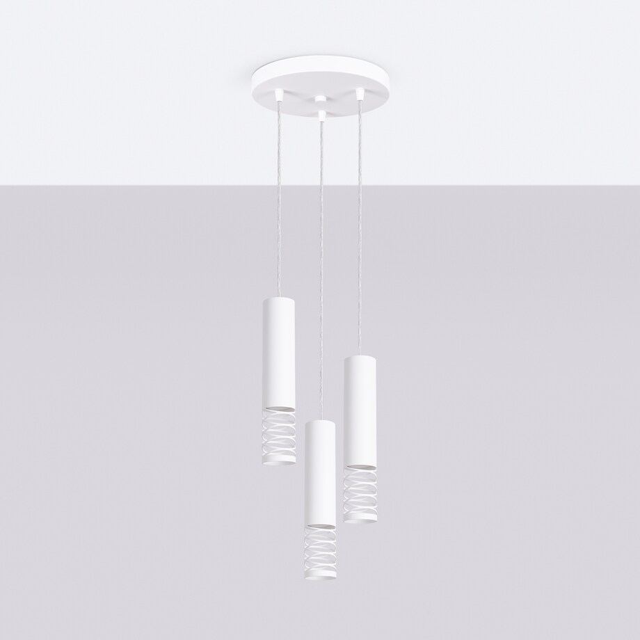 Lampa wisząca LAMI 3P biały
