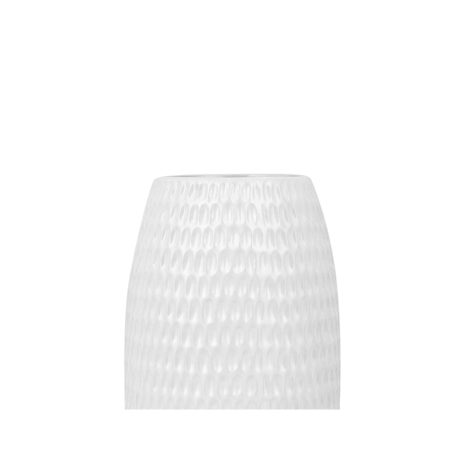 Wazon dekoracyjny ceramiczny biały LINZI