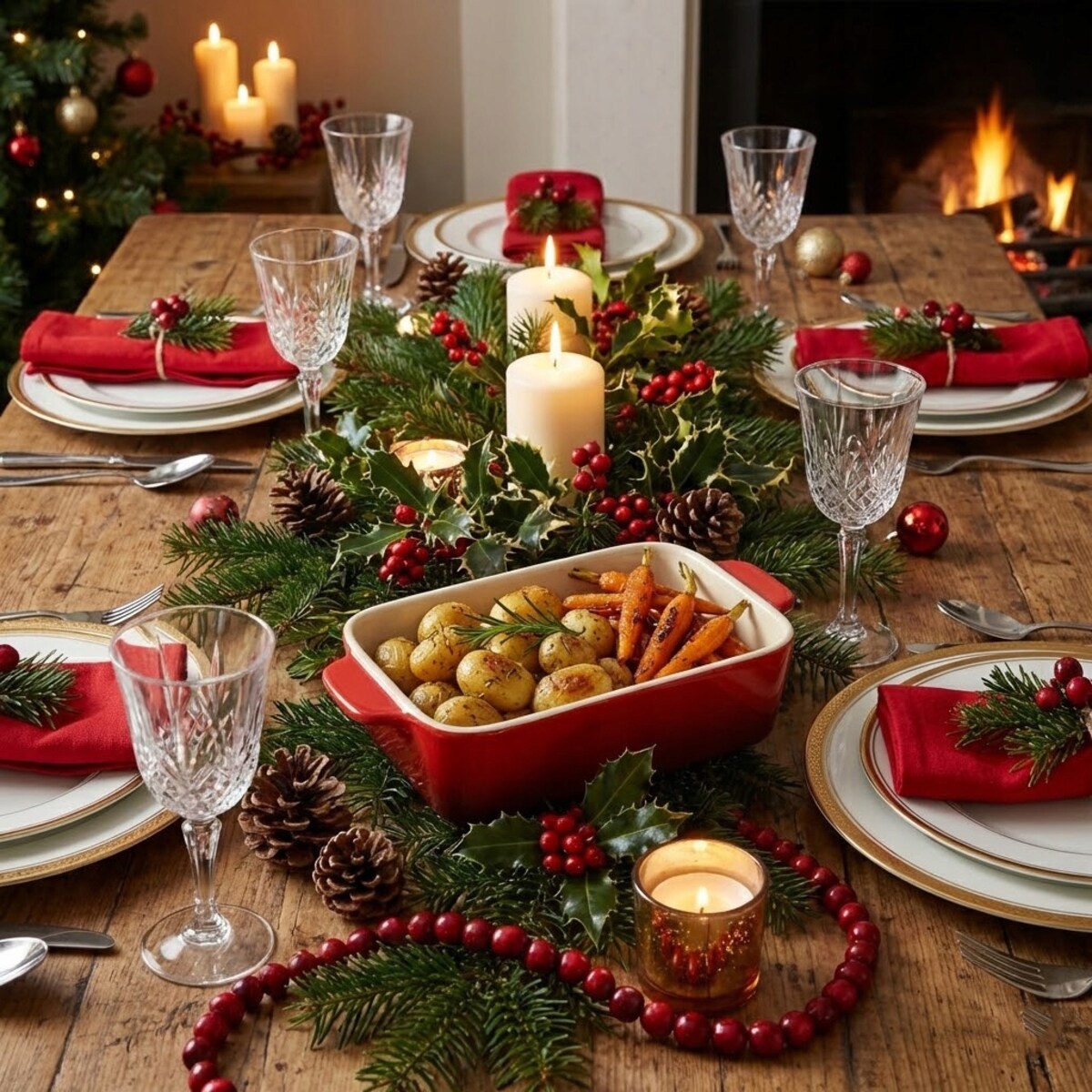 NACZYNIE ŻAROODPORNE MAŁE CERAMICZNE CZERWONE DO PIEKARNIKA PIECZENIA 20cm