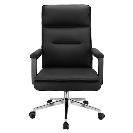 Fotel biurowy SEGO ekoskóra czarny