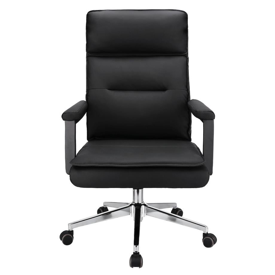 Fotel biurowy SEGO ekoskóra czarny