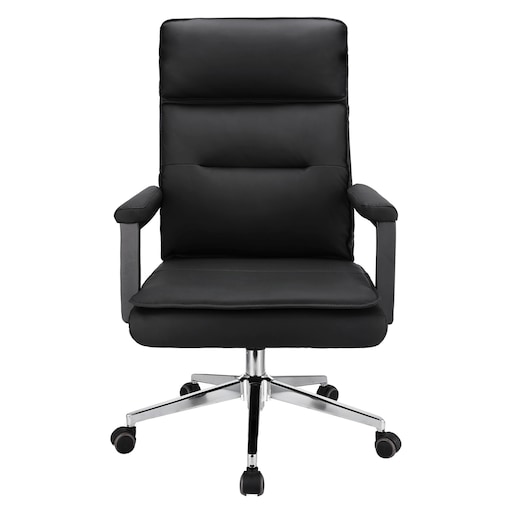 Fotel biurowy SEGO ekoskóra czarny