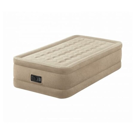 Materac welurowy z pompką 191x99x46 cm INTEX