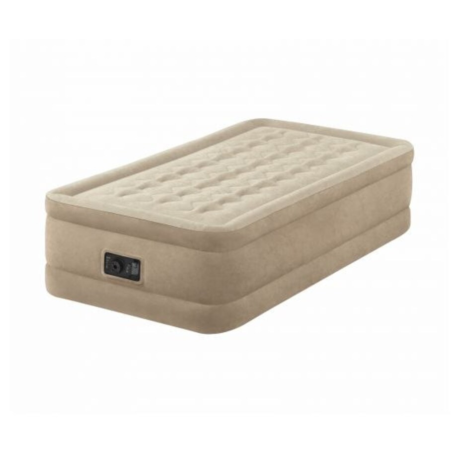 Materac welurowy z pompką 191x99x46 cm INTEX