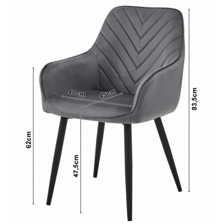 Krzesło Do Jadalni Kuchni Salonu Nana Granatowe