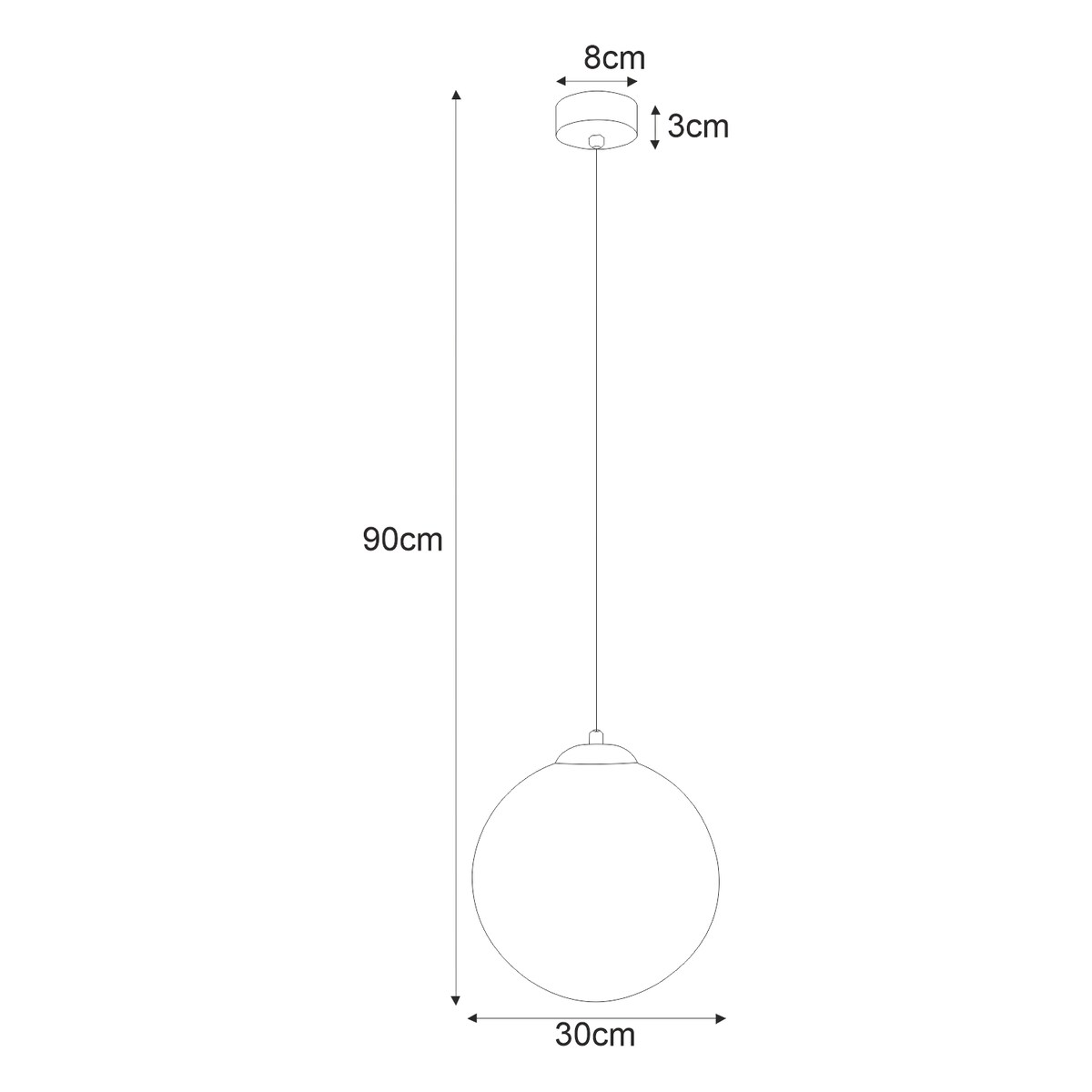 Lampa wisząca K-5402 z serii LUMIA