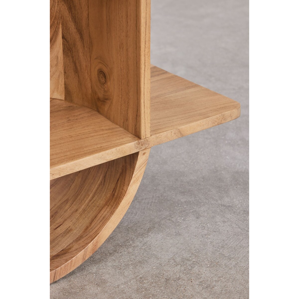 Szafka RTV z drewna akacjowego 150x35 cm Flin