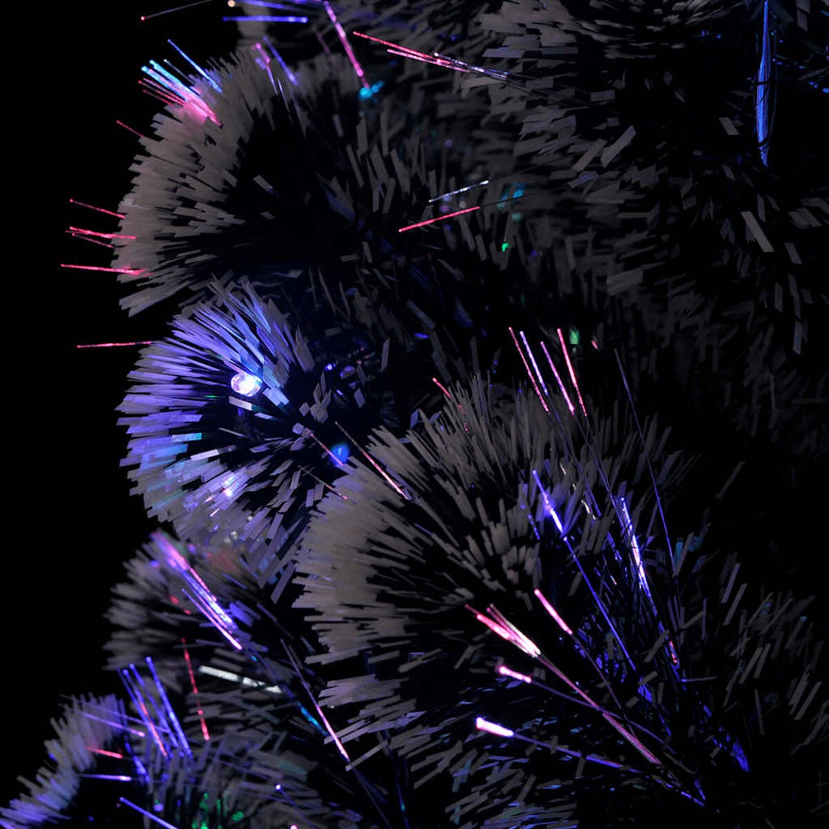 vidaXL Sztuczna choinka z LED i stojakiem 150 cm, włókno optyczne