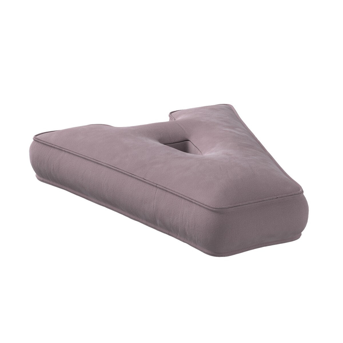 Poduszka literka A, zgaszony róż, 30x40cm, Posh Velvet