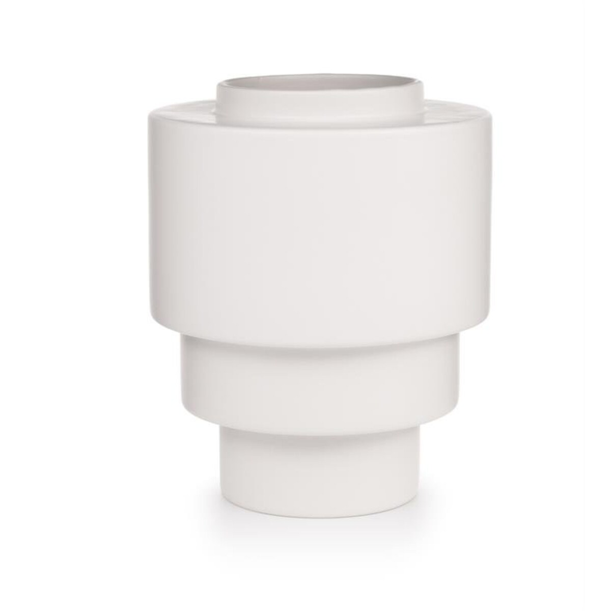 Wazon ceramiczny biały 19,5 cm AKKA Markslojd – elegancka dekoracja do salonu i wnętrz