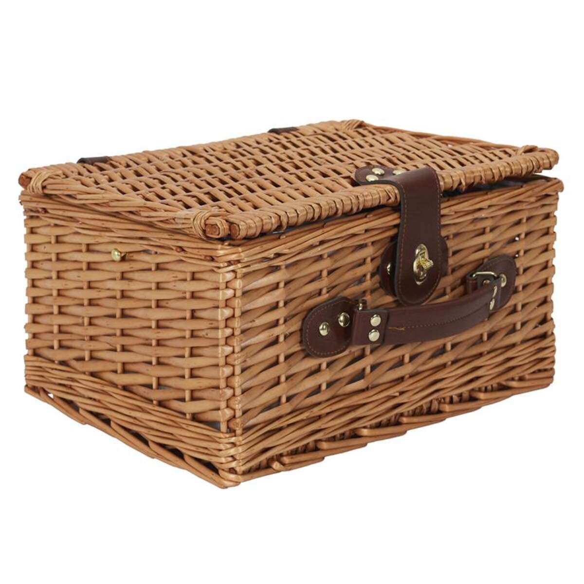 KOSZ PIKNIKOWY Exotic wiklinowy zestaw dla 4 osób