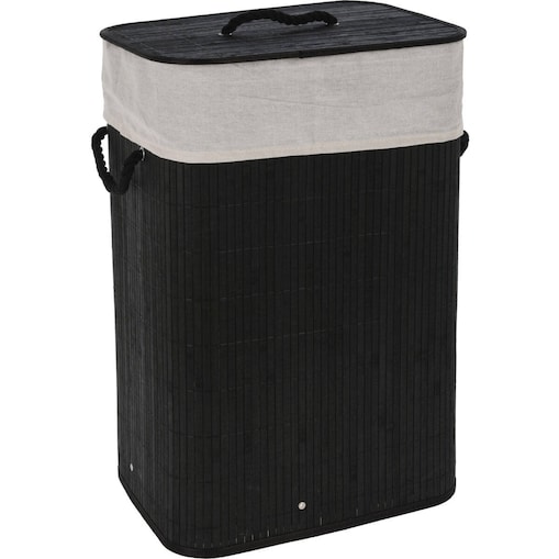 Bambusowy kosz na pranie z pokrywą