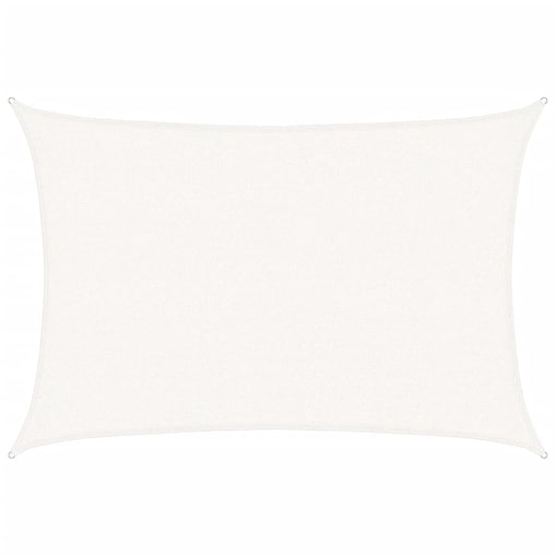 vidaXL Żagiel przeciwsłoneczny, 160 g/m², biały, 2,5x3,5 m, HDPE
