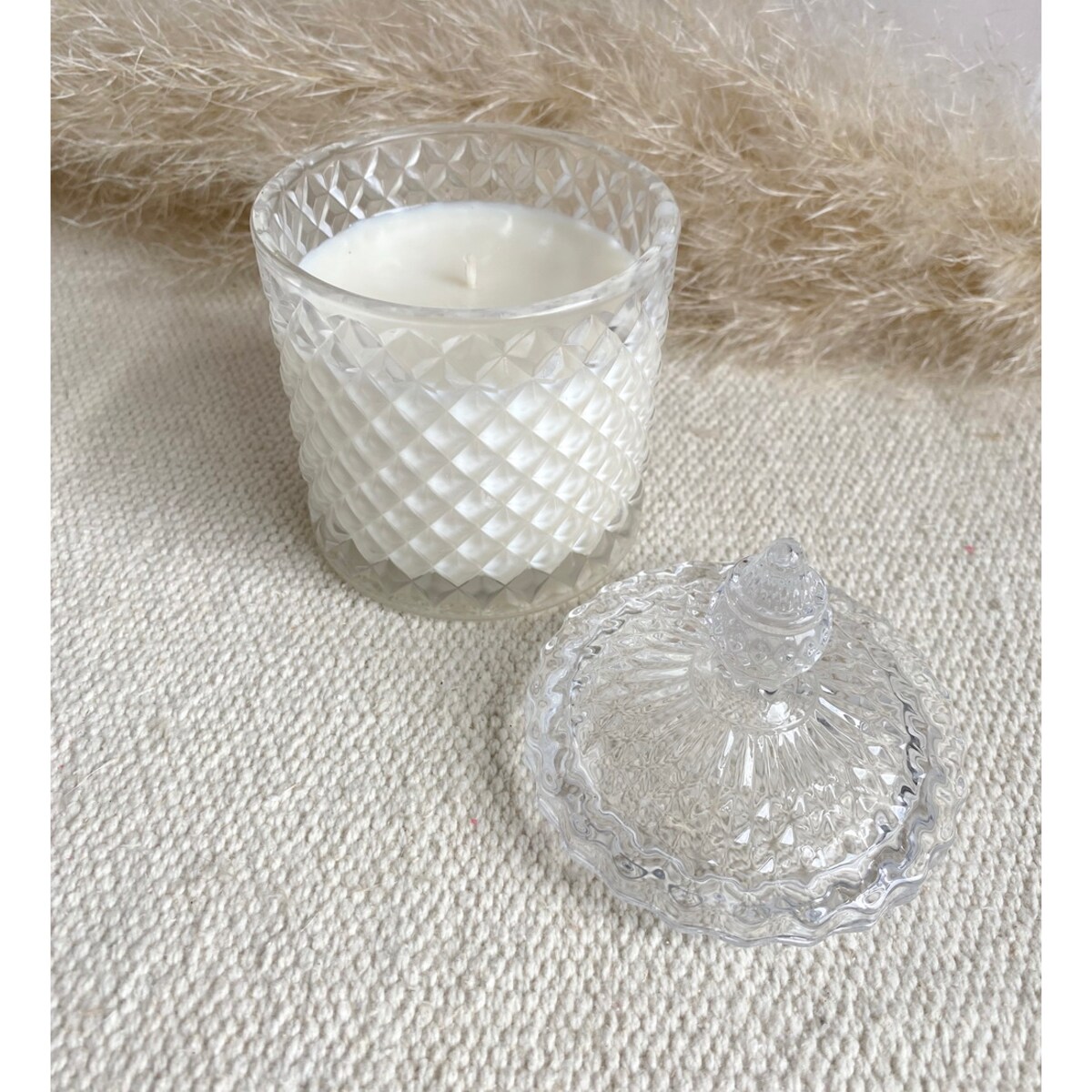 Vanilla & Coffee Beans- 200 gram ekologiczna naturalna świeca sojowa Crystal (dostępne inne zapachy)