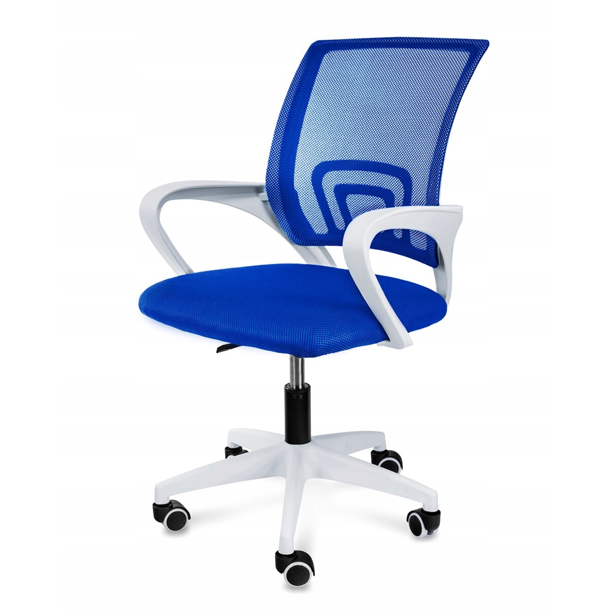Krzesło biurowe profilowane SMART niebieskie